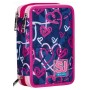 ASTUCCIO 3 CERNIERE SJ DOODLE HEART TRIP