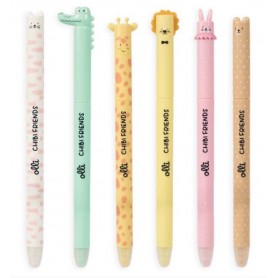 PENNA CANCELLINA OLLI CHIBI FRIENDS BLU BLU