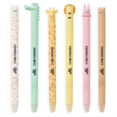 PENNA CANCELLINA OLLI CHIBI FRIENDS BLU BLU