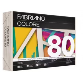 RISMA A4 FABRIANO 80 GR. AVORIO FABRIANO COLORE 500FF