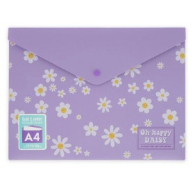 BUSTA CON BOTTONE LEGAMI A4 DAISY 