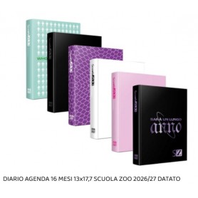 DIARIO SCUOLAZOO 2026/27 16M.13X18 COLORE ASSORTITI