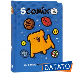 DIARIO COMIX SCOMIX SIO 2026/2027 16 M. 12X16,5 BLU