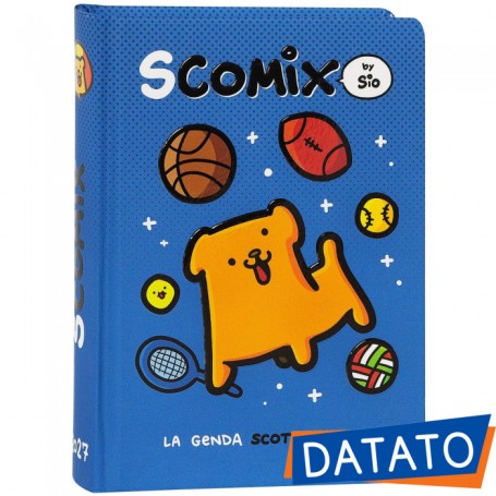 DIARIO COMIX SCOMIX SIO 2026/2027 16 M. 12X16,5 BLU
