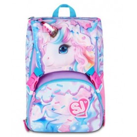 ZAINO SJ SDOPPIABILE GANG GLOW LED UNICO UNICORN GIRL