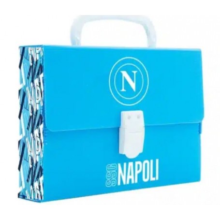 VALIGETTA MINI ACCESSORI COLOURBOOK NAPO NAPOLI NEW AZZURRA