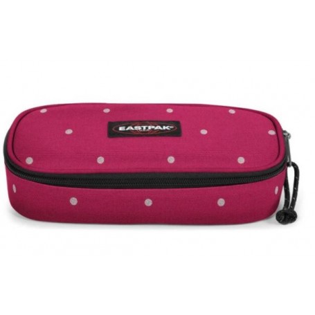 ASTUCCIO OVALE EASTPACK DOTS WINE SIKVER 