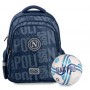 ZAINO COLOURBOOK SSC NAPOLI BLU CON PALLONE IN OMAGGIO
