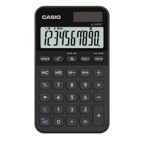CALCOLATRICE CASIO 10 CIFRE SL-310YC BK 