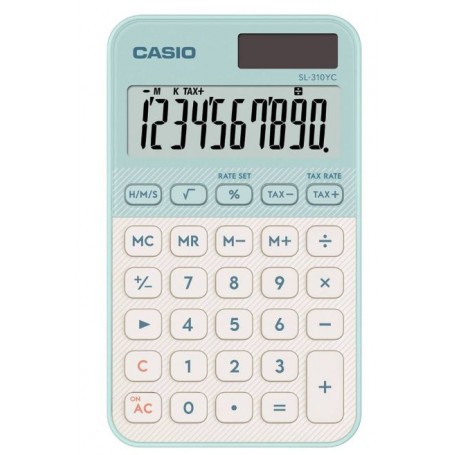 CALCOLATRICE CASIO 10 CIFRE SL-310YC LG 