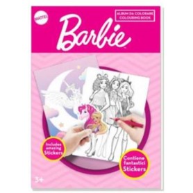 ALBUM DA COLORARE MC BARBIE CON ADESIV 