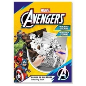 ALBUM DA COLORARE MC AVENGERS CON ADESIV 