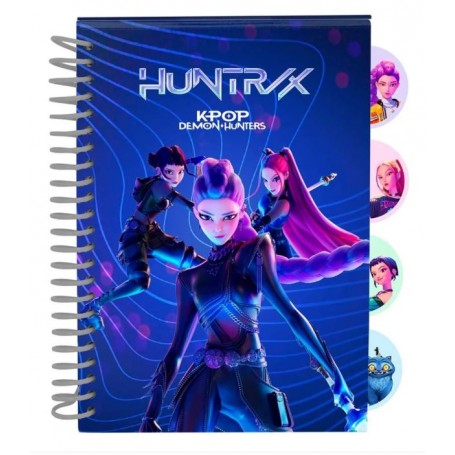 BLOCCO SPIRALATO A5 K-POP 80 PAG 1R CON DIVISORI