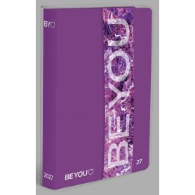 DIARIO BEYOU COLOR STAND. PURPLE 26/27 12,5 X 16,5 CM