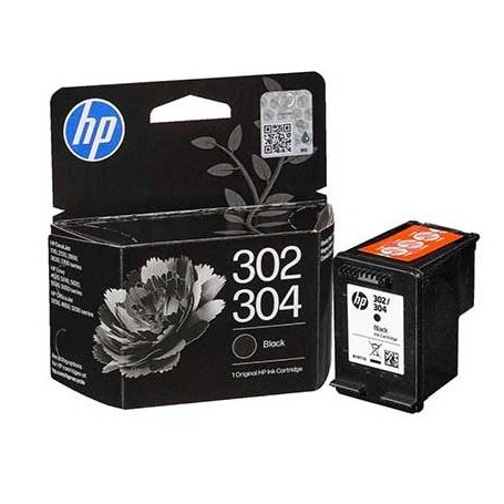 CARTUCCIA ORIGINALE HP B7RT7A 302 304 BK 