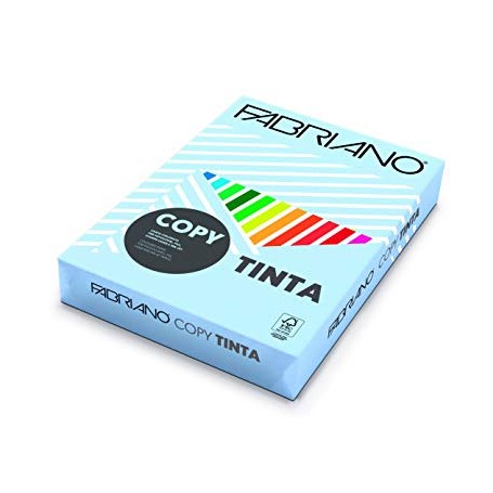 RISMA A4 FABRIANO 200 GR. CELESTE COPY TINTA 100FF