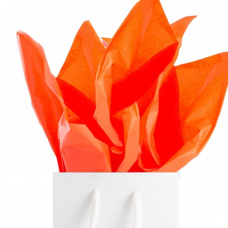FOGLIO CARTA VELINA 50X70 GR. 20 ARANCIO 