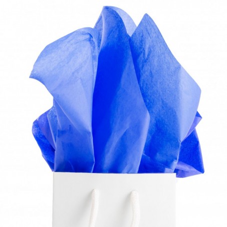 FOGLIO CARTA VELINA 50X70 GR. 20 BLU 