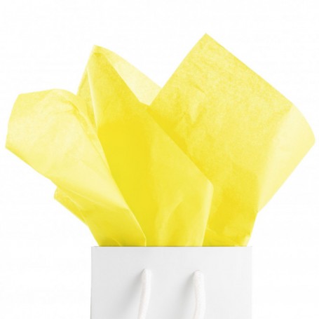 FOGLIO CARTA VELINA 50X70 GR. 20 GIALLO 