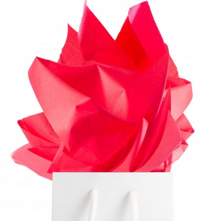 FOGLIO CARTA VELINA 50X70 GR. 20 ROSSO 