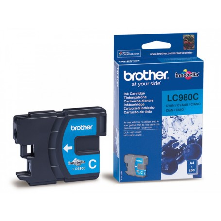 CARTUCCIA ORIGINALE BROTHER LC980 CIANO 