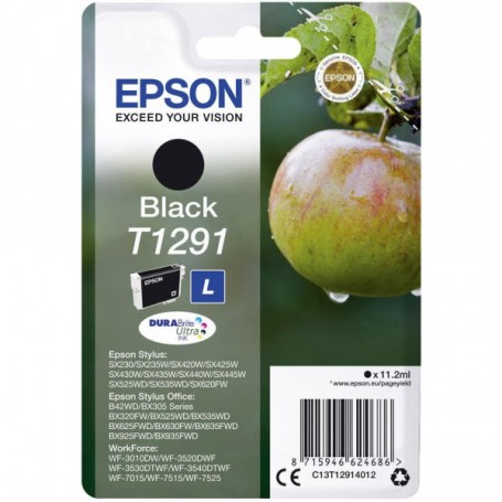 CARTUCCIA ORIGINALE EPSON T1291 BK 