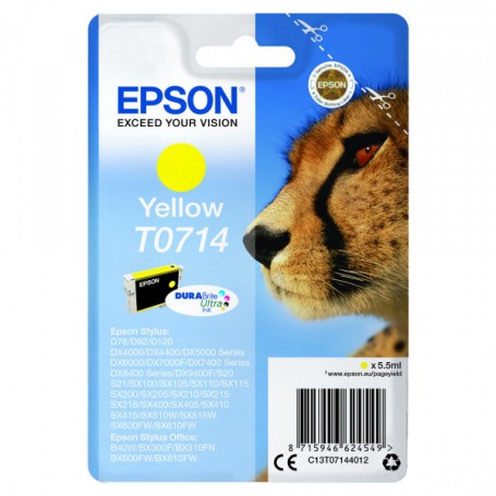 CARTUCCIA ORIGINALE EPSON T0714 YELLOW 