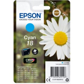 CARTUCCIA ORIGINALE EPSON T1802 CIANO 