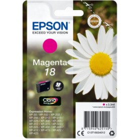 CARTUCCIA ORIGINALE EPSON T1803 MAGENTA 