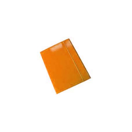 CARTELLINA CON ELASTICO 25X35 ARANCIO 