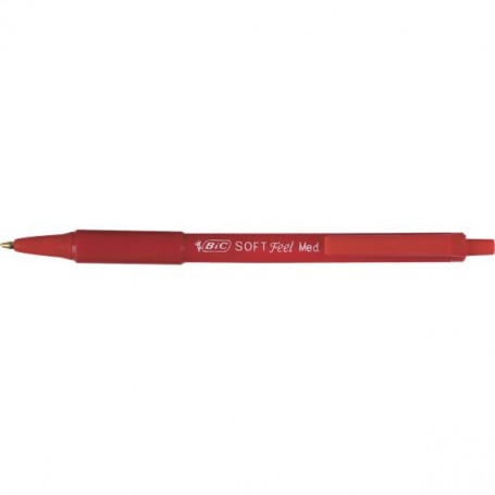 PENNA BIC SOFT FEEL SCATTO 1.0 ROSSA 