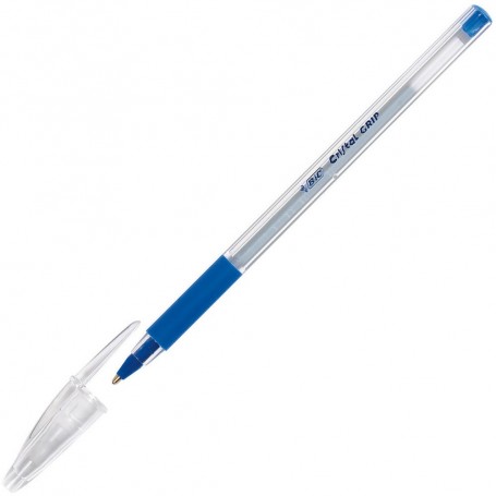 PENNA BIC CRISTAL GRIP BLU 