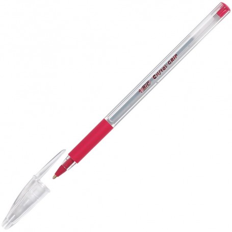 PENNA BIC CRISTAL GRIP ROSSA 