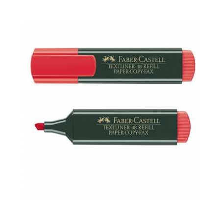 EVIDENZIATORE FABER ROSSO 