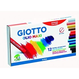 PASTELLI GIOTTO OLIO MAXI CONF.12 PZ 