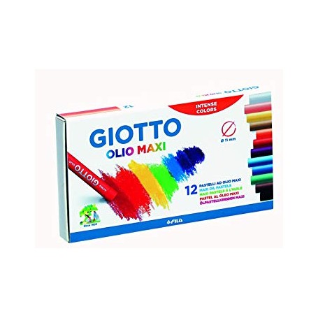 PASTELLI GIOTTO OLIO MAXI CONF.12 PZ 