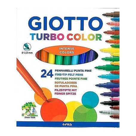 PENNARELLI GIOTTO TURBO COLOR CONF.24 PZ 