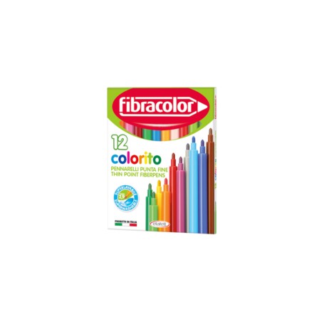 PENNARELLI FIBRA COLORITO P.FINE CONF.12