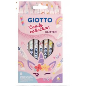 PENNARELLI GIOTTO TURBO GLITTER CONF.8 CANDY