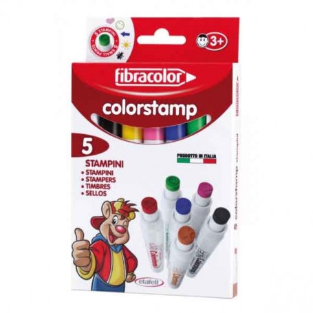 PENNARELLI FIBRA COLORSTAMP CONF. 5 PZ 