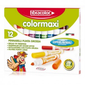 PENNARELLI FIBRA COLOR MAXI CONF.12 PZ 