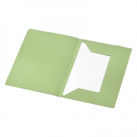 CARTELLINA 3 LEMBI 180GR VERDE 