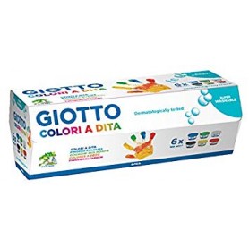 TEMPERA GIOTTO COLORI A DITA CONF.6 PZ 