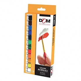 COLORI ACRILICI DOM CONF.12 PZ 