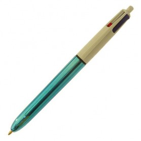 PENNA BIC 4 COLORI SHINE AZZURRA 