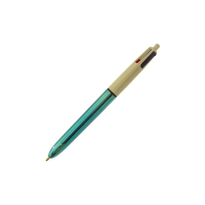 Ricariche Per Penna BIC 4 Colori - Mine 1,0 Mm Indelebili (Blu, Nero, Verde, Rosso) - Blister Da 2 - Foto 4