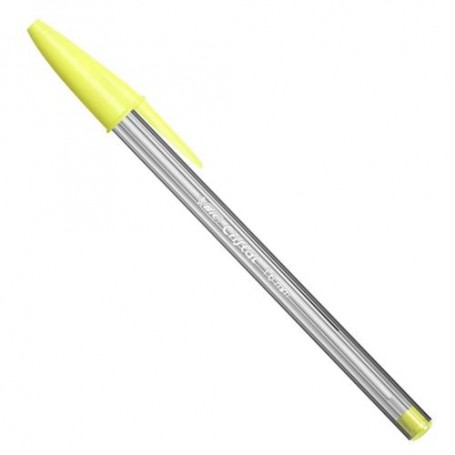 PENNA BIC CRISTAL LARGE 1.6 GIALLO