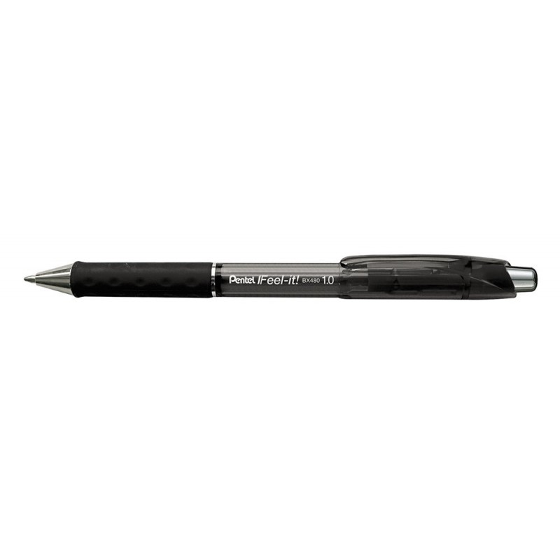 Penna scatto super grip-g - punta f sfera 0,7mm - nero - Nadir Cancelleria