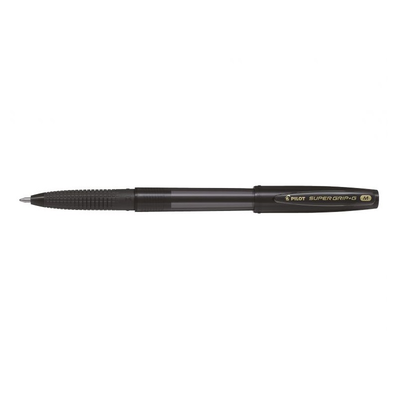 PILOT Grip G2 - Set Di 6 Penne A Sfera Gel, 1.0 Mm, Inchiostro Nero, Corpo Traslucido