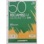 RICAMBI A4 RIGO 5 MM BIANCHI 60 GR BLASETTI